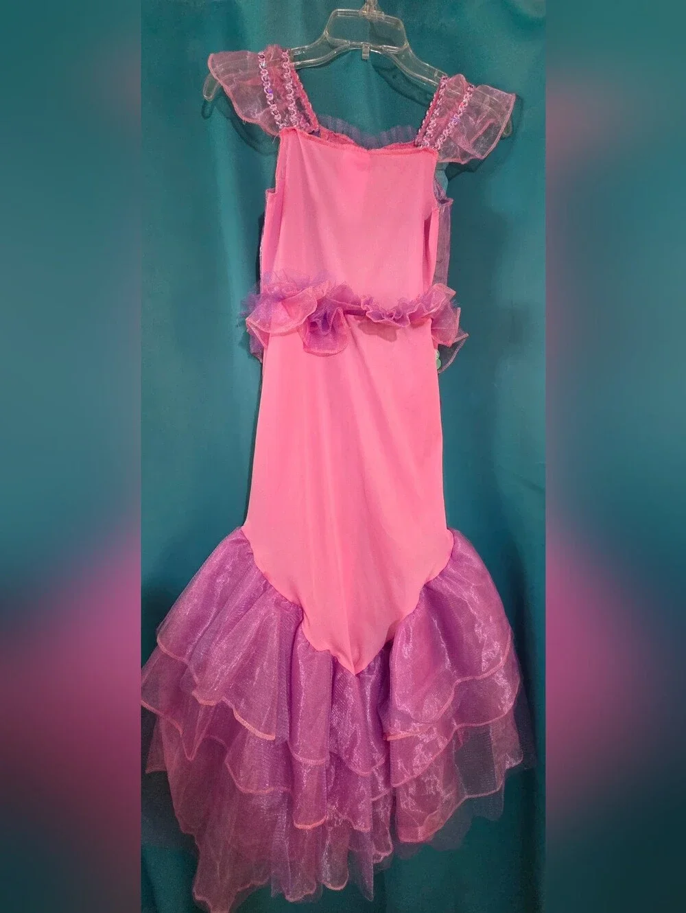 Pink & Purple Sequin Mermaid Kids Costume